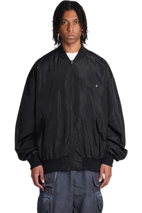 A Paper Kid for Men A Paper Kid Bomber In Black Polyester