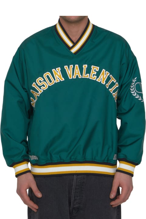 メンズ Valentinoのフリース＆ラウンジウェア Valentino Embroidered Nylon Sweatshirt