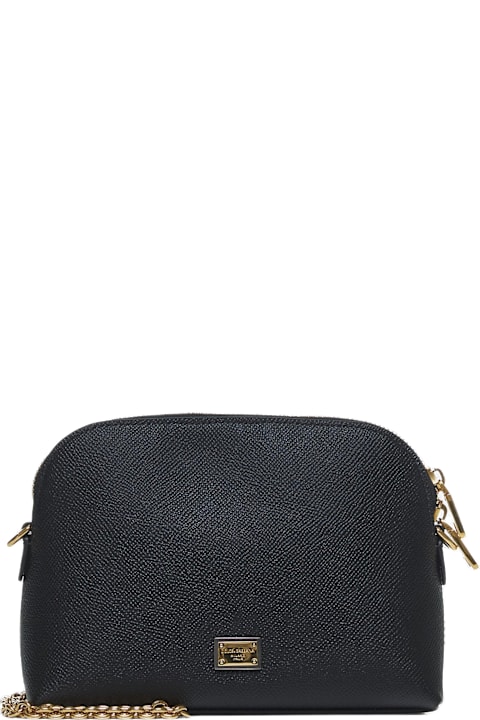 Dolce & Gabbana Black Mini Bag With Shoulder Strap | italist