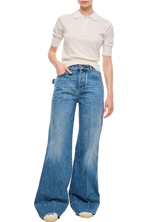 Bottega Veneta Jeans for Women Bottega Veneta Palazzo Denim Pants