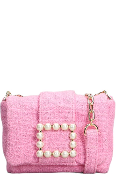 Roberto Festa Shoulder Bags for Women Roberto Festa Gloria Shoulder Bag In Rose-pink Fabric