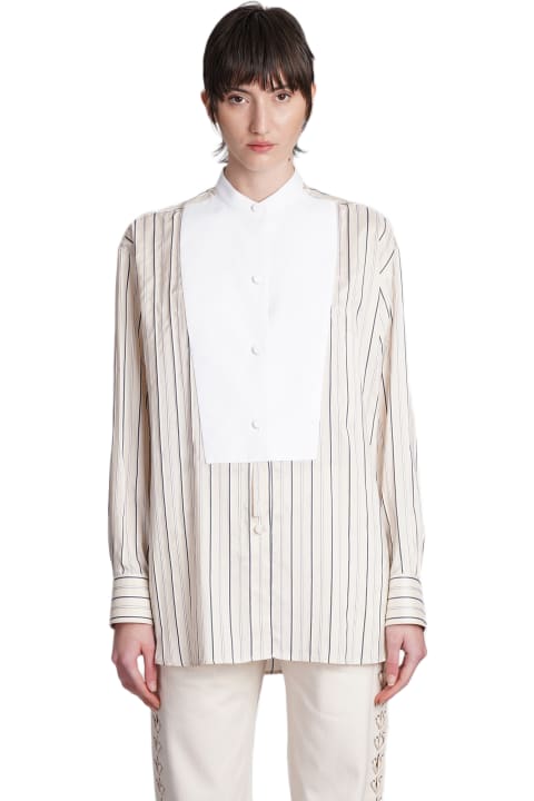 Fashion for Women Stella McCartney Shirt In Beige Silk