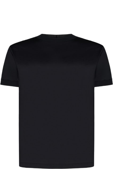 Tagliatore Topwear for Men Tagliatore Lisle Cotton T-shirt