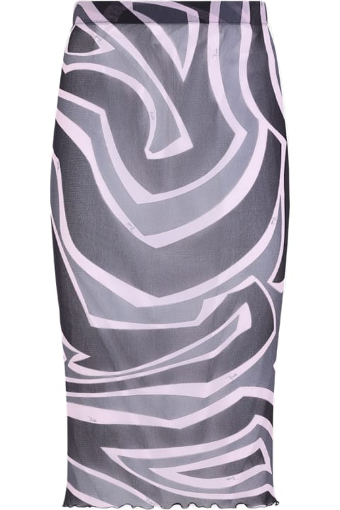Homeware Pucci Tulle Midi Skirt