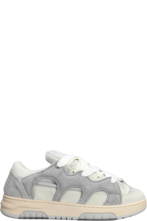 Paura Sneakers for Women Paura Santha 1 Sneakers In Grey Suede And Fabric