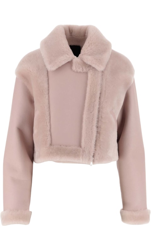 Blancha Clothing for Women Blancha Shearling And Leather Jacket