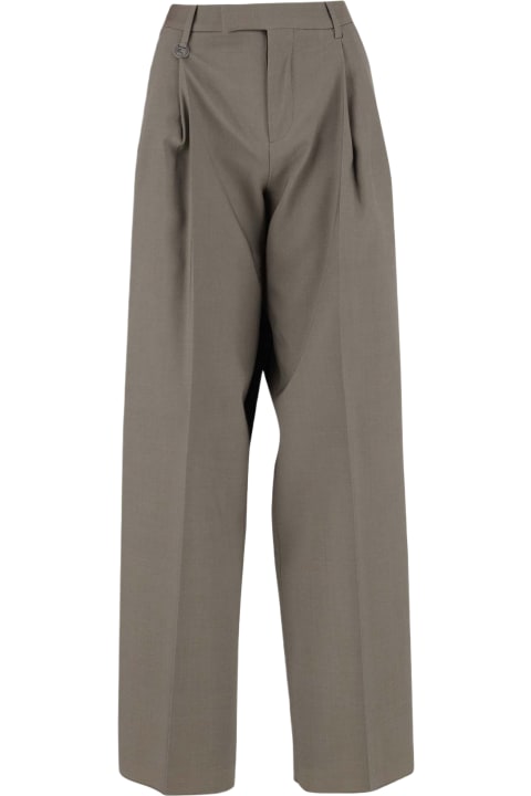 Burberry Sale for Women Burberry Equestrian Knight Pattern Wool Pants