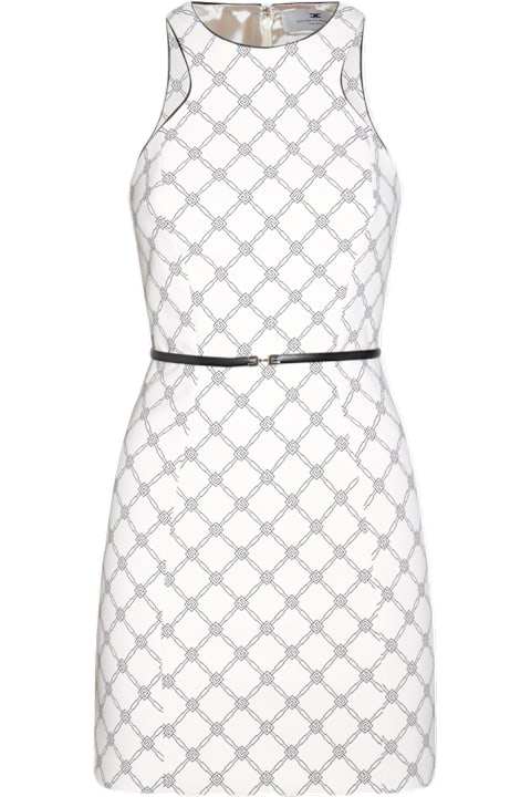 Homeware Elisabetta Franchi White Mini Dress