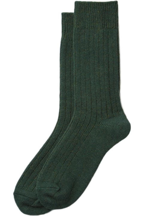 Underwear for Men Rototo Cotton Wool Ribbed Crew Socks