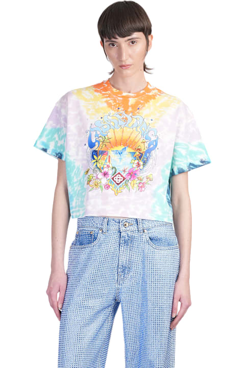 Casablanca Clothing for Women Casablanca T-shirt In Multicolor Cotton