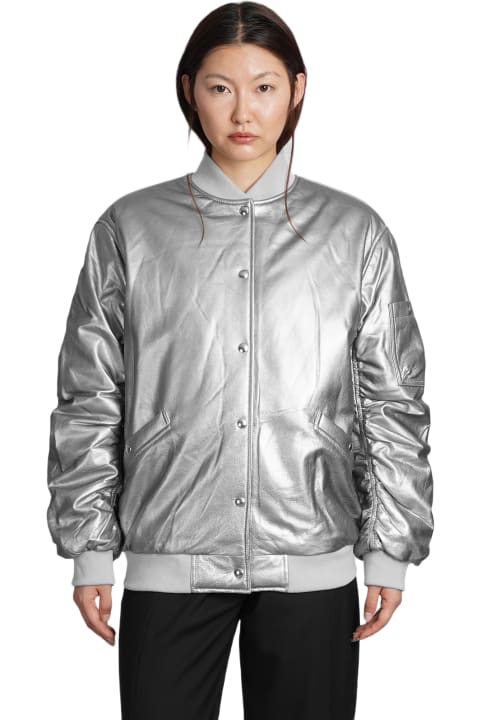IRO for Women IRO Morel Casual Jacket In Silver Wool And Polyester