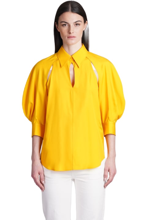 Topwear for Women Chloé Blouse In Yellow Silk