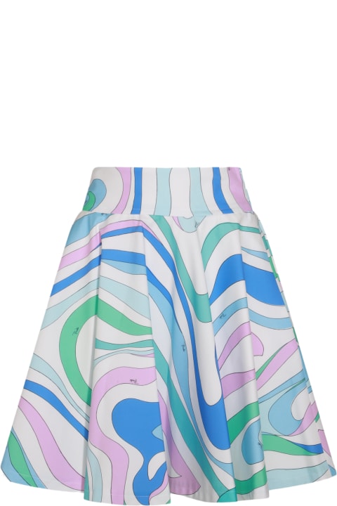 Pucci Skirts for Women Pucci Multicolot Cotton Midi Skirt