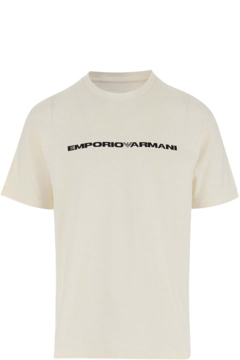 Emporio Armani Topwear for Men Emporio Armani Cotton T-shirt With Logo