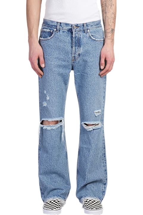 メンズ Séfrのウェア Séfr Rider Jeans In Blue Denim