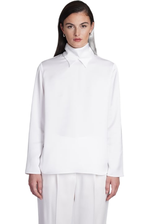 Emporio Armani for Women Emporio Armani Blouse In White Polyester Giorgio Armani