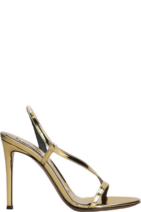 Alexandre Vauthier Sandals for Women Alexandre Vauthier Sandals In Gold Leather