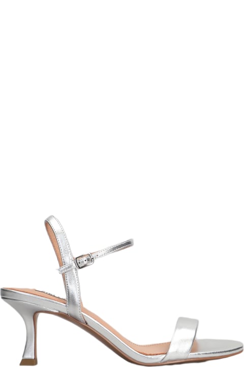 Sandals for Women Bibi Lou Lotus 65 Sandals In Silver Leather