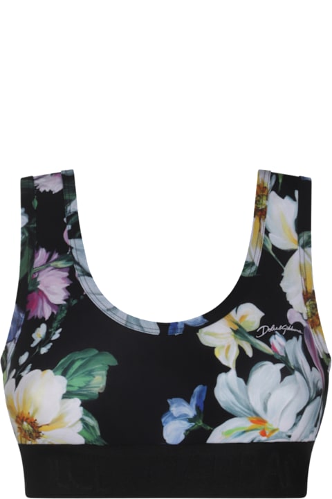 Dolce & Gabbana ملابس علوية لـ السيدات Dolce & Gabbana Black Top