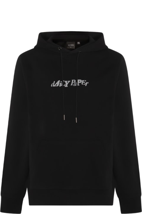 Daily Paper Fleeces & Tracksuits for Men Daily Paper Black And Grey Cotton Sweatshirt