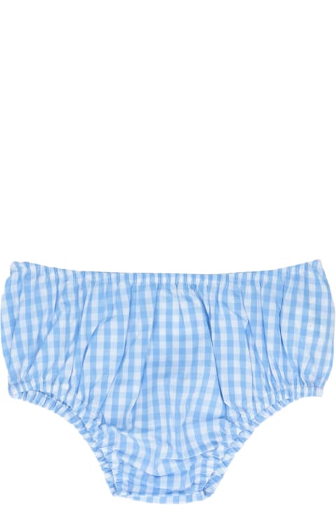 MC2 Saint Barth Bottoms for Baby Girls MC2 Saint Barth Infant Bloomers Pimmy With Gingham Print