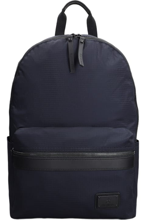 Premiata for Men Premiata Blade Backpack In Blue Nylon