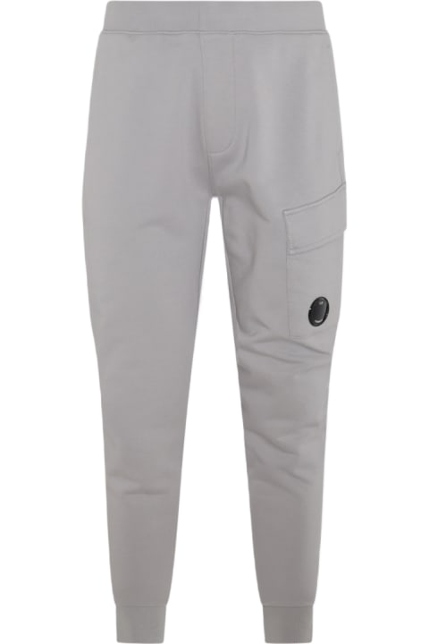 Fashion for Men C.P. Company Light Grey Cotton Track Pants