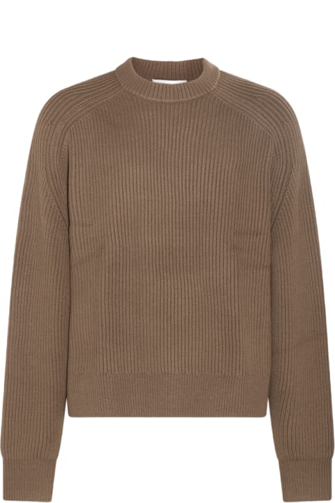 Studio Nicholson Sweaters for Men Studio Nicholson Carob Wool Jumper