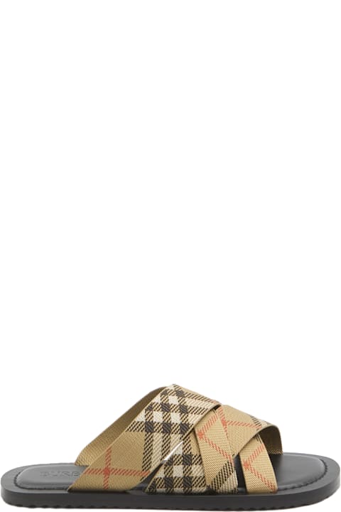 Burberry Other Shoes for Men Burberry Pavilion Check Sandals