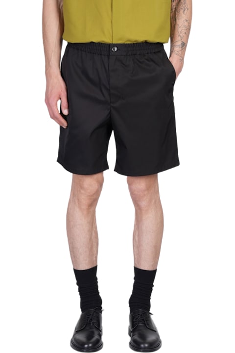 Ami Alexandre Mattiussi for Men Ami Alexandre Mattiussi Shorts In Black Polyamide