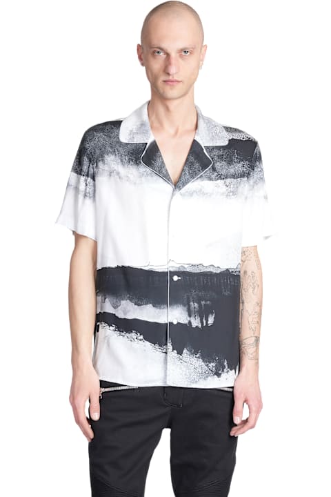 Balmain Clothing for Men Balmain Shirt In White Viscose