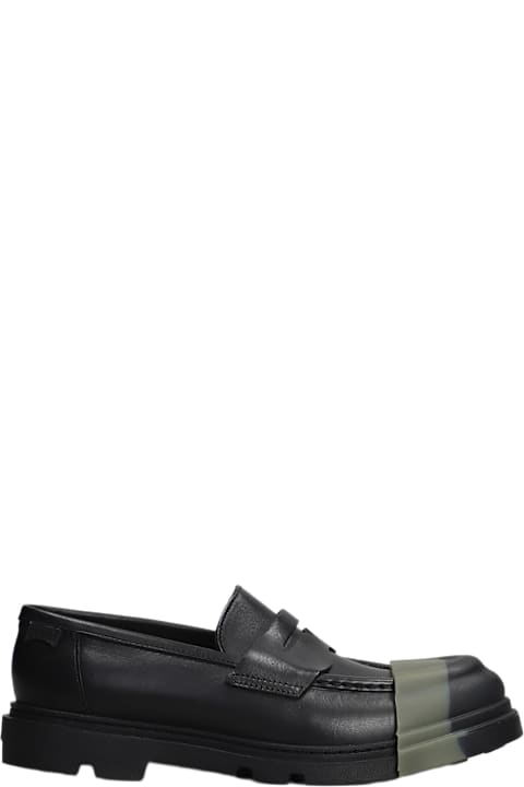Camper Shoes for Men Camper Junction Loafers In Black Leather
