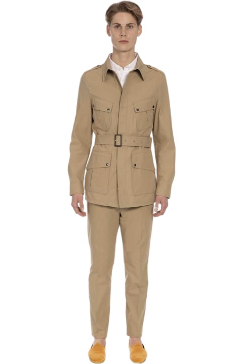 Coats & Jackets for Men Larusmiani Merzouga Safari Jacket Blazer