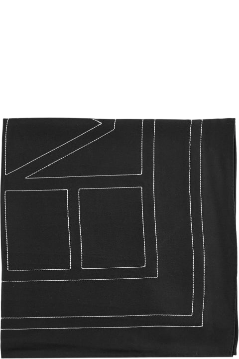 Totême Scarves & Wraps for Women Totême Logo Silk Scarf