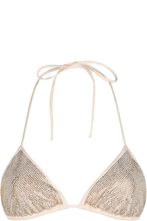 Homeware MC2 Saint Barth Woman Triangle Top Swimsuit Annabelle With Rhinestones
