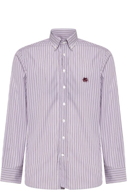 Etro Shirts for Men Etro Roma Striped Cotton Shirt