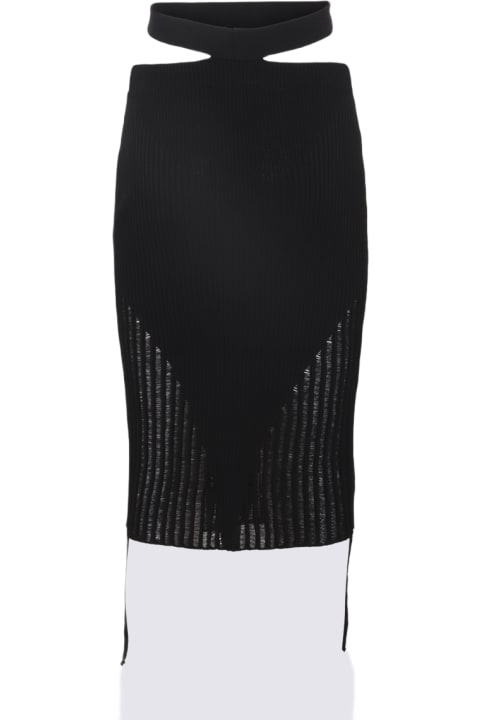 ANDREĀDAMO Skirts for Women ANDREĀDAMO Black Viscose Blend Skirt