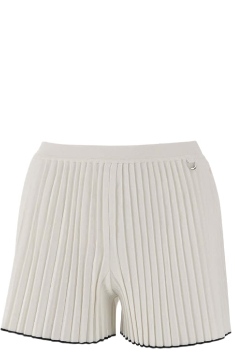 Pants & Shorts for Women Jacquemus Le Short Maille Plissé