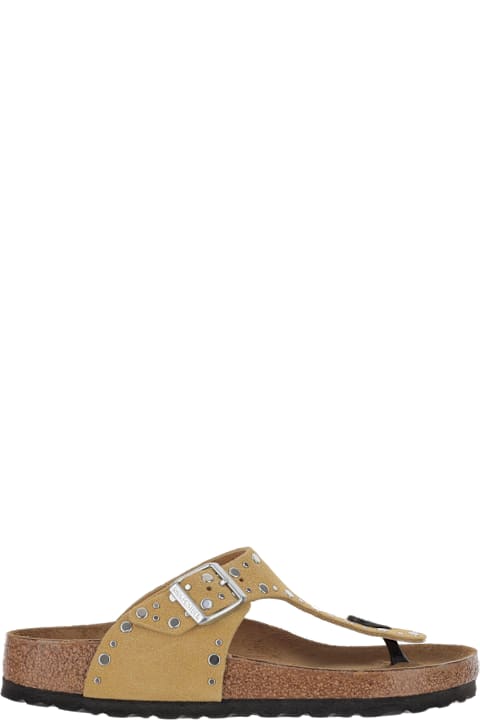 Birkenstock for Women Birkenstock Gizeh Rivet Suede Sandals