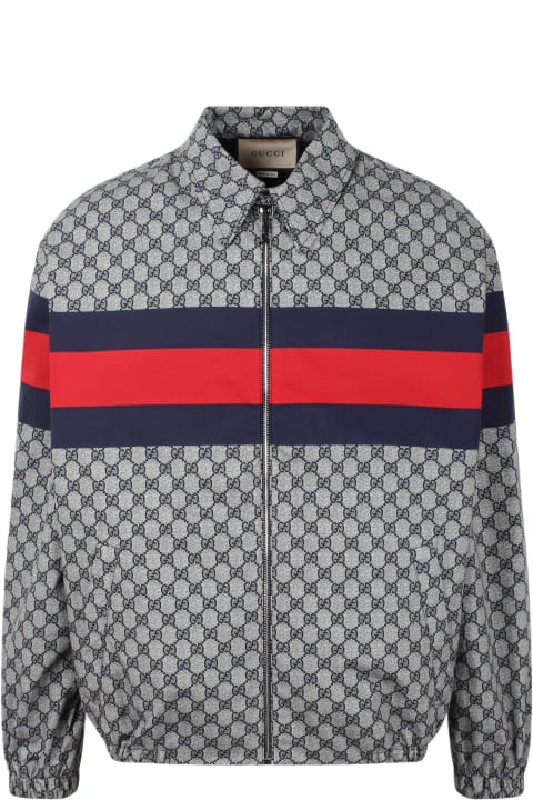Coats & Jackets for Men Gucci Gg Print Cotton Jacket
