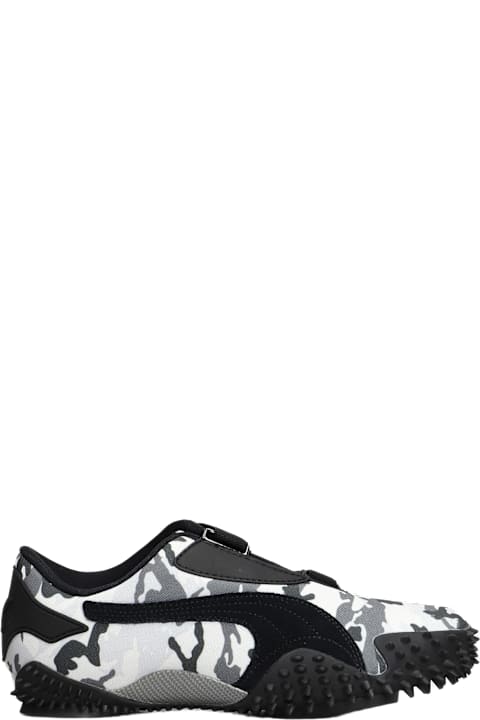 Puma Shoes for Women Puma Mostro Camo Sneakers In White Fabric