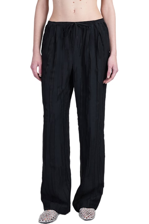 Loulou Studio for Women Loulou Studio Soler Pants In Black Silk