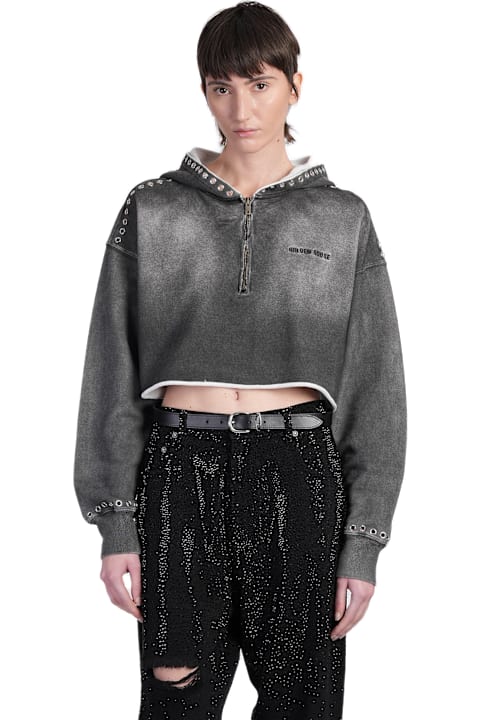 Golden Goose Fleeces & Tracksuits for Women Golden Goose Sweatshirt In Grey Cotton