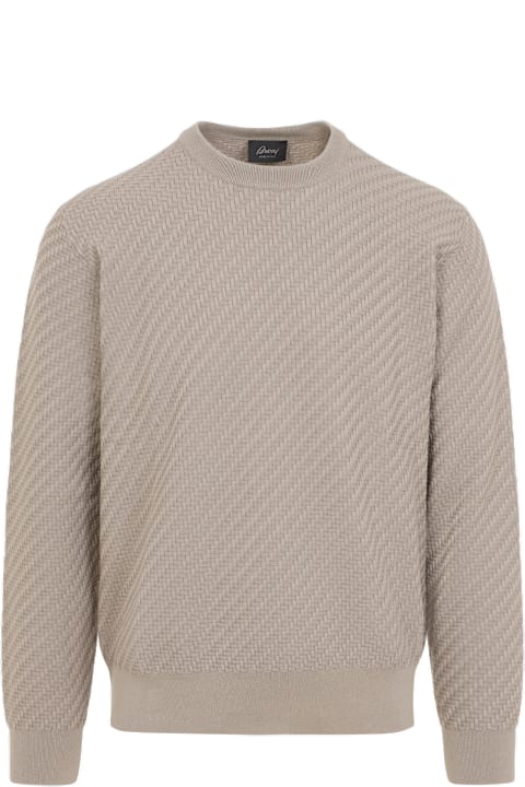 Brioni for Kids Brioni Cotton And Silk Pullover