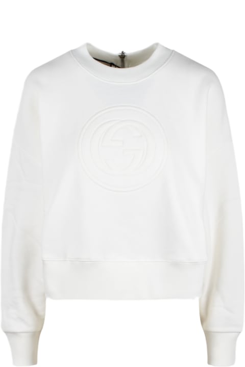 Gucci Fleeces & Tracksuits for Women Gucci Interlocking G Jersey Sweatshirt