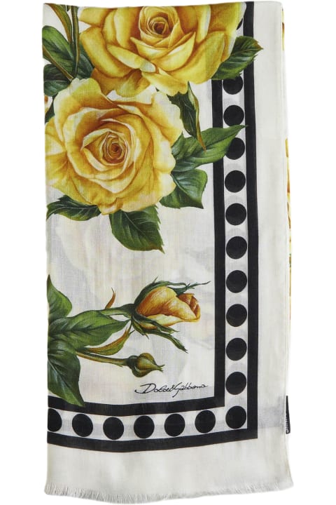 Scarves & Wraps for Women Dolce & Gabbana Modal And Cashmere Scarf