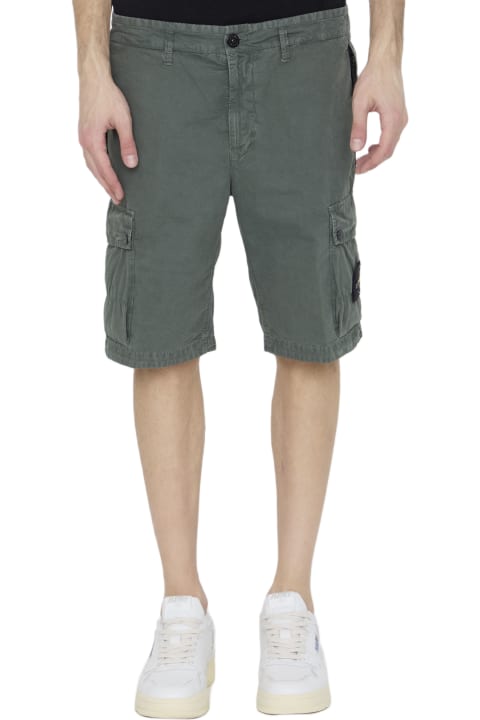 Stone Island Clothing for Men Stone Island Cargo Bermuda Shorts
