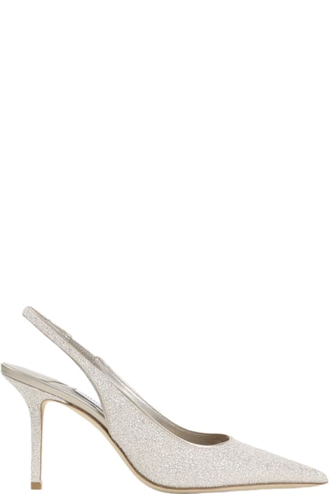 Jimmy Choo لـ Kids Jimmy Choo Love85 Caviar Glitter Pumps