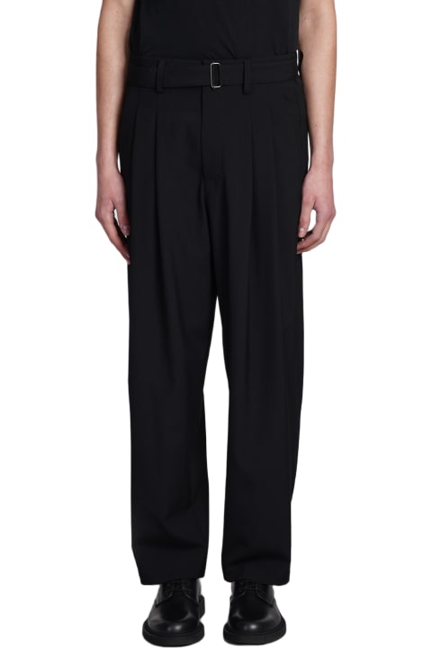 Attachment Clothing for Men Attachment Pants In Black Wool