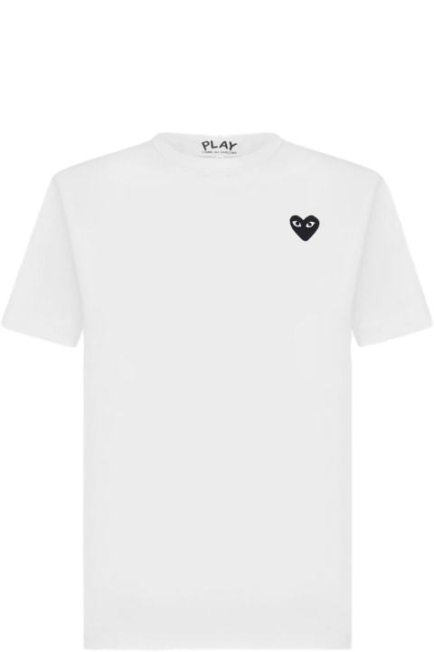 Topwear for Men Comme des Garçons Heart Patch Cotton T-shirt